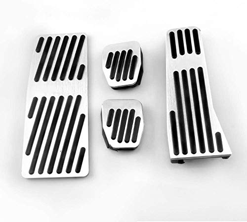 Auto Pedal Set Pedalabdeckung FüR Maz-da 3 Axela BP CX30 CX 30 CX-30 2019 2020 Aluminium Gaspedal Bremspedal Gas Bremse Abdeckung Anti -Rutsch Pad ZubehöR von Aojiek