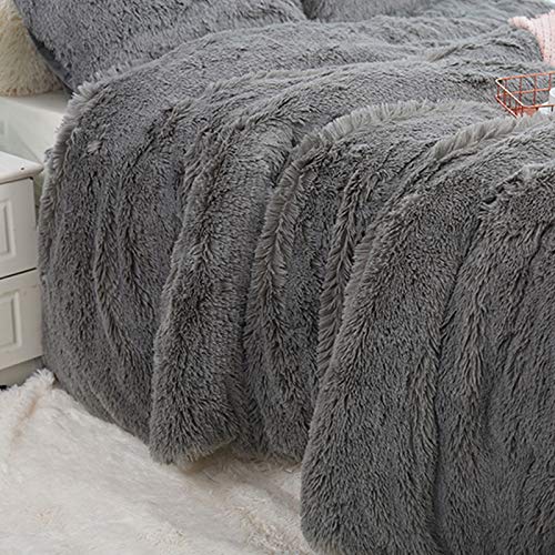 Herbst Decke Winterdecke Kuscheldecke Sofa Faux Soft Blanket Bett Shaggy Blanket Throw Warm Double Heimtextilien Fleecedecke Wolldecke Kuscheldecken 80 * 120 cm (Grey, One Size) von Aoklidil