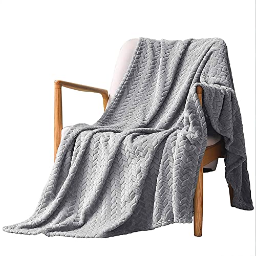 Herbst Decke Winterdecke Kuscheldecke Umarmen für Sofas, leichte Plüschdecke, weich und Bettdecken, geeignet als Geschenk für Heimtextilien Boho Decke Kuscheldecke Flauschig 150*100 (Grey, One Size) von Aoklidil