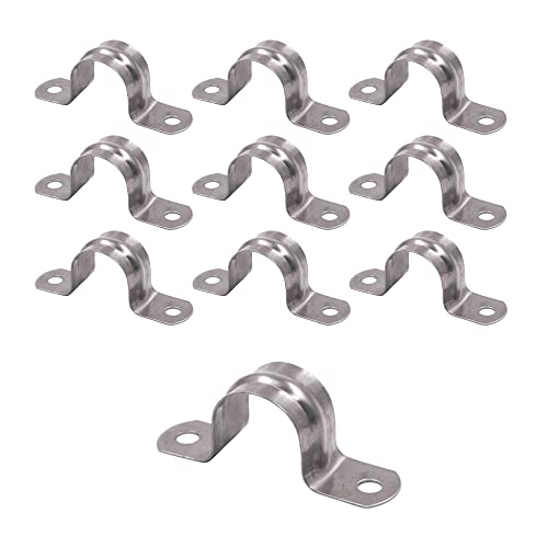 65 mm Rohrbandschellen, 10 Stück 304 Edelstahl-Rohrhalterhalterungen, U-förmige Rohrschellen für Leitungen, Klempner, Wasserrohre 65 mm Rohrbandschellen, 10 Stück 304 Edelstahl-Rohrhalterhalterungen, U-förmige Rohrschellen für Leitungen, Klempner, Wasserrohre von Aoktorkit