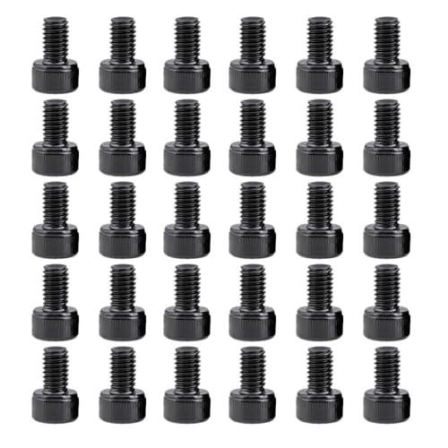 M3 x 18 mm Innensechskantschrauben, schwarz, Edelstahl, Inbus-Gewindekappenschrauben für Maschine, 30 Stück M3 x 18 mm Innensechskantschrauben, schwarz, Edelstahl, Inbus-Gewindekappenschrauben für Maschine, 30 Stück von Aoktorkit