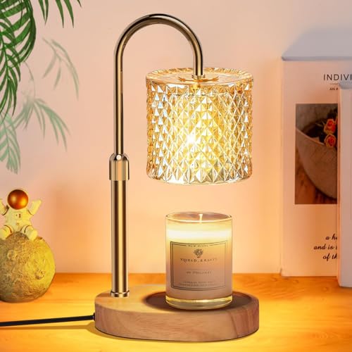 Aolawco Candle Warmers mit Timer und Dimmer, Electric Candle Lamp | Kerzenwärmer Lampe, mit 2 Glühbirnen, Vintage-Kerzenwärmer für Duftkerzen im Glas, Zuhause, Schlafzimmer, Dekoration Aolawco Candle Warmers mit Timer und Dimmer, Electric Candle Lamp | Kerzenwärmer Lampe, mit 2 Glühbirnen, Vintage-Kerzenwärmer für Duftkerzen im Glas, Zuhause, Schlafzimmer, Dekoration von Aolawco