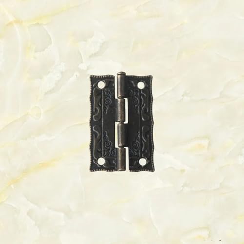 1024 Chinesische Heimverbesserung Antike Gedruckt Holzkiste Geschenkbox Verpackung Scharnier Zink-Legierung Scharnier (Antik Messing-10pcs) von Aoleegatt