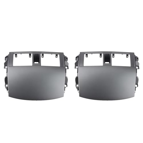 2X Auto Armaturenbrett Klimaanlage Steckdose Panel Kühlergrill Abdeckung für Toyota Corolla Altis 2008-2013 von Aoleegatt