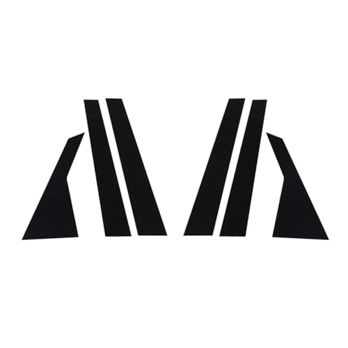 6PCS Auto Fenster Säule Beiträge Tür Trim Abdeckung Aufkleber Limousine Für Hyundai Genesis G80 2015 2016 2017 2018 2019 2020 2021 2022 von Aoleegatt