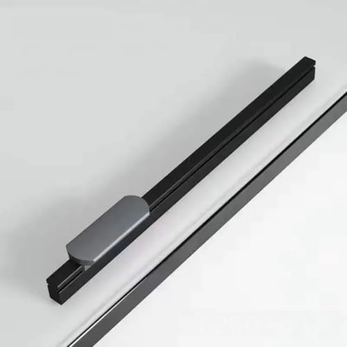Amerikanische Griff Schranktürgriff Doppel Farben lange Griffe schwarz grau Gold Schrank zieht Möbelknöpfe Kleiderschrank Hardware (schwarz-grau 192 mm) von Aoleegatt