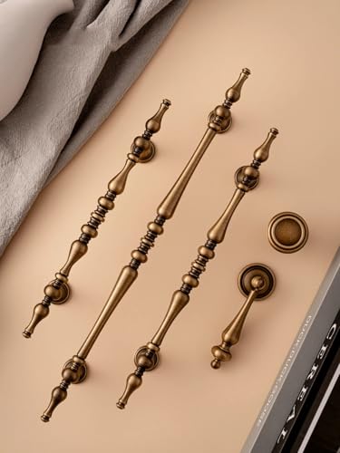 Antikes Messing gebürstet Bronze Griff für Küchenschrank Schublade Möbel Hardware Zubehör (128 mm Reihe) von Aoleegatt