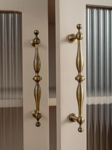 Antikes Messingschrank Bar zieht 7-4/5 Zoll Schubladengriffe Küchenschrank Badezimmer Kommode Schrank Hardwareknöpfe (Pitch-Row-96mm) von Aoleegatt