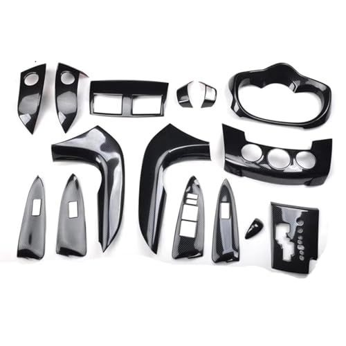 Aoleegatt 15 stücke Auto Innen LHD RHD Auto Instrument Air Vent Getriebe Shift Trim Für Toyota RAV4 2009 2010 2011 2012(Right Hand Drive) von Aoleegatt