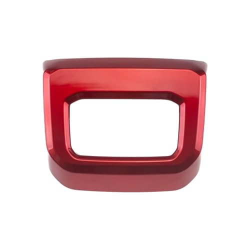 Aoleegatt 1pc ABS Carbon Fiber Farbe oder Rot Hinten Klimaanlage Outlet AC Vent Trim Für Ford Ranger 2023(red) von Aoleegatt