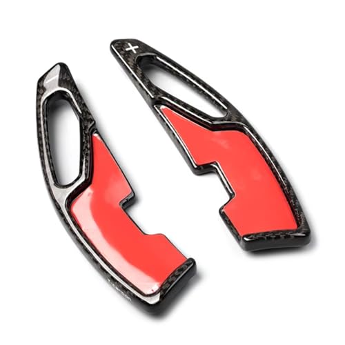 Aoleegatt 2Pcs Auto Lenkrad Schaltwippe Real Carbon Fiber Shifter Verlängerung Für Lexus is NX RX GS Series von Aoleegatt