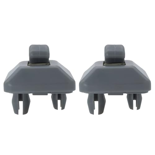 Aoleegatt 2Pcs Auto Sonnenblende Clip Halterung Innen Sonnenblende Haken Grau Für Audi A1 A3 A4 A5 A7 Q3 Q5 B6 B7 B8 S4 S5 8E0857562A 8U0857562 von Aoleegatt