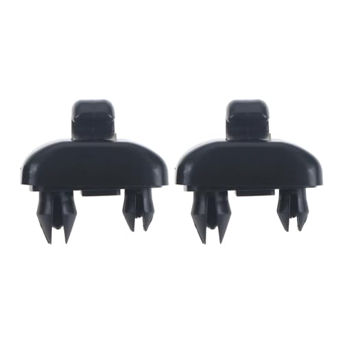 Aoleegatt 2Pcs Auto Sonnenblende Haken Clips Aufhänger Halter Schnalle Halterung Retainer Schwarz Beige Für Audi A3 A4 A5 Q3 Q5 S3 S5 TT RS3 RS4 RS5(Black) von Aoleegatt