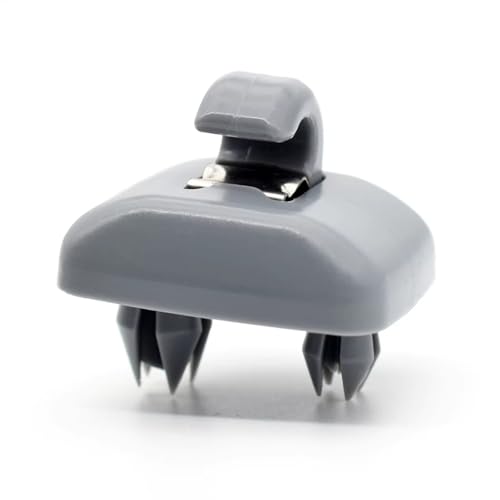 Aoleegatt 2Pcs Innen Grau Sonnenblende Clip Halter Haken Halterung Aufhänger Für Audi A1 A3 A4 A5 Q3 Q5 S3 S4 S5 TT Allroad 8U0857562A von Aoleegatt