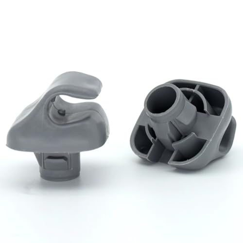 Aoleegatt 2X Grau Sonnenblende Haken Grau Halter Halterung Clip Aufhänger Für Honda Civic SI Odyssey CRV Accord Element Ridgeline 88217S04003ZA von Aoleegatt