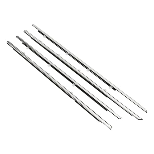 Aoleegatt 4Pcs Auto Seite Fenster Weathers Abdichtung Borte Chrom Glas Dicht Streifen Wetter Streifen Für Honda Accord 2008-2012 von Aoleegatt