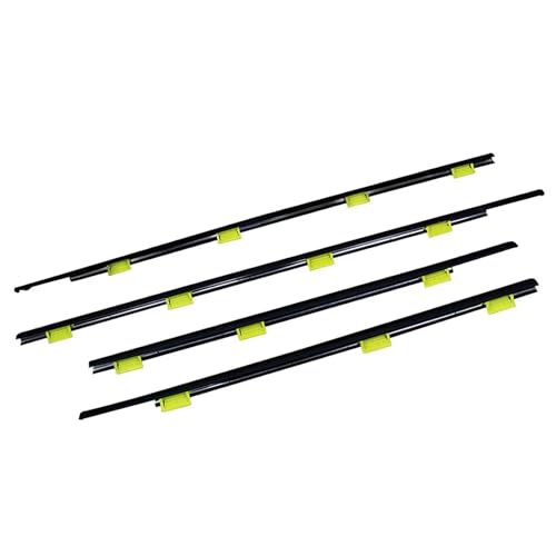 Aoleegatt 4Pcs Schwarz Fenster Wetter Streifen Fenster Glas Wasserdicht Druck Streifen Abdichtung Streifen Für Honda CR-V CRV 2002-2006 Aoleegatt 4Pcs Schwarz Fenster Wetter Streifen Fenster Glas Wasserdicht Druck Streifen Abdichtung Streifen Für Honda CR-V CRV 2002-2006 von Aoleegatt