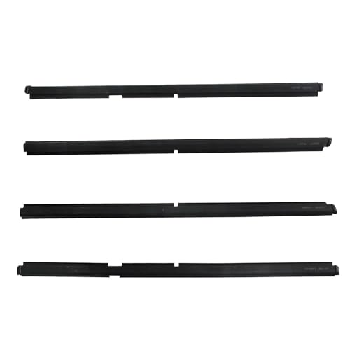 Aoleegatt 4Pcs Vorne Hinten Fenster Trim Abdichtung Streifen Gummi Dichtungen Glas Außen Wasserdicht Für Grand Cherokee II WJ WG 1998-2005 von Aoleegatt