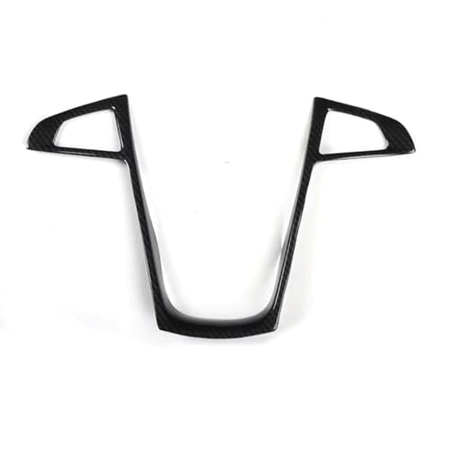 Aoleegatt ABS Auto Styling Lenkrad Dekoration Trim Auto Formteile Für Buick Regal 2009 2010 2011 2012 2013(Carbon Fiber Black) von Aoleegatt