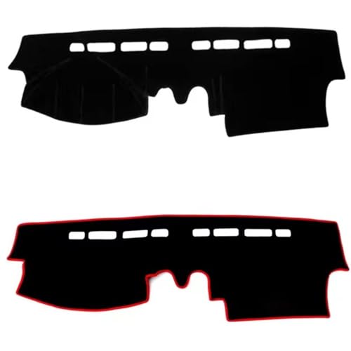 Aoleegatt Armaturenbrett-Abdeckung, Armaturenbrett-Matte, Anti-Rutsch-Dashmat, Sonnenschutz, Teppich, Auto-Styling-Zubehör Für Great Wall Für Haval H3 H5 2010 2011 2012 von Aoleegatt