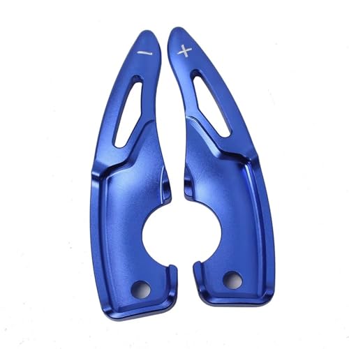 Aoleegatt Auto Aluminium Legierung Lenkrad Shift Paddle Shifter Verlängerung Paddle Shift Für Toyota GT86 2017 Für Subaru BRZ 2017(Blue) von Aoleegatt