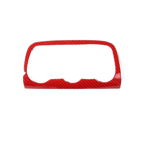Aoleegatt Auto Klimaanlage Panel Dekoration Rahmen Trim Styling Interieur Auto Formteil Für Audi TT 2008-2014(Carbon Fiber Red) von Aoleegatt