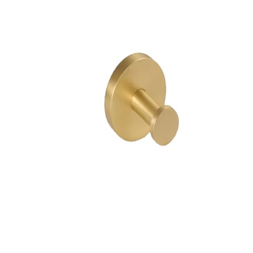 Aoleegatt Badezimmerzubehör aus Messing mit Rändelgarnitur, Handtuchhalter, Haken, Toilettenpapierhalter, Schwarzgold (BA01MB-HK49) von Aoleegatt