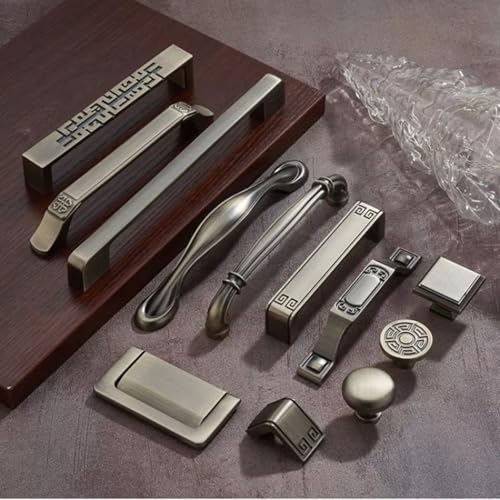 Aoleegatt Chinesische Bronze Schranktürgriff Schrank Schublade Kleiderschrank Tür Schiebetür Einzelloch (E-128) von Aoleegatt