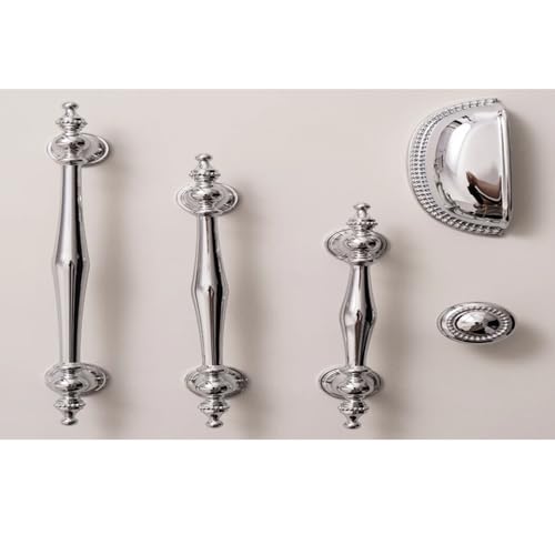 Aoleegatt Chrom Möbel Messinggriff Silber Kleiderschrank Türknopf T-bar Küchenschrank ziehen solide Box Shell Griff (Ris-160 mm) von Aoleegatt