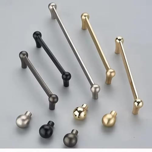 Aoleegatt Goldene amerikanische minimalistische Schränke, Kleiderschränke, Schubladen, Türen, Küchenschränke, gebürstete Kupfergriffe, Türgriff aus Zinklegierung (Kupfer, 128 mm) von Aoleegatt
