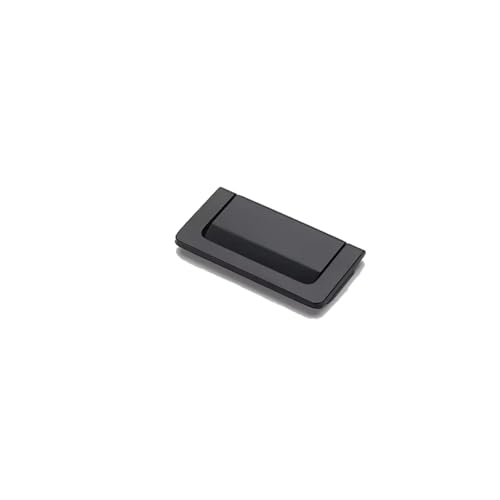 Aoleegatt Goldene amerikanische minimalistische Schränke, Kleiderschränke, Schubladen, Türen, Küchenschränke, gebürstete Kupfergriffe, Türgriff aus Zinklegierung (Schwarz, 64 mm) von Aoleegatt