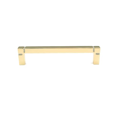 Aoleegatt Hellgoldene Schrankgriffe,Elegante Küchenschrank-Garderobengriffe,Moderne Schubladenknöpfe mit T-Griff,Möbelbeschläge (160 mm Lochabstand) von Aoleegatt