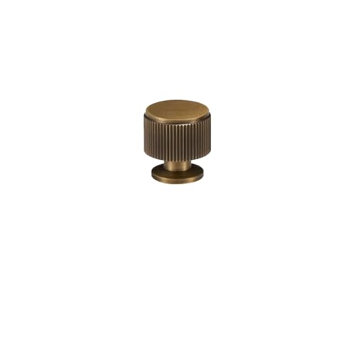 Aoleegatt Massive Messing Linear Muster Küchenknöpfe Kleiderschrank Schrank Tür Schubladengriff Gunmetal Matt Gold Antik Bronze Pull (CH101-AB-N26) von Aoleegatt