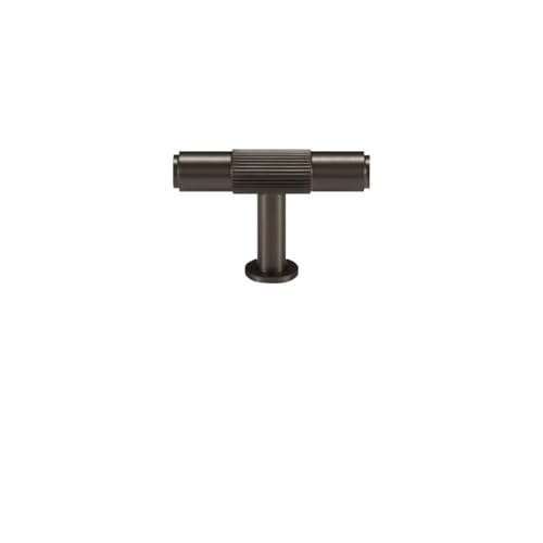 Aoleegatt Massive Messing Linear Muster Küchenknöpfe Kleiderschrank Schrank Tür Schubladengriff Gunmetal Matt Gold Antik Bronze Pull (CH101-GM-T50) von Aoleegatt