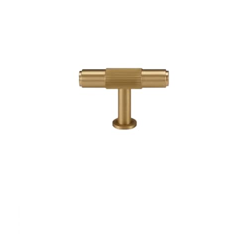 Aoleegatt Massive Messing Linear Muster Küchenknöpfe Kleiderschrank Schrank Tür Schubladengriff Gunmetal Matt Gold Antik Bronze Pull (CH101-MB-T50) von Aoleegatt