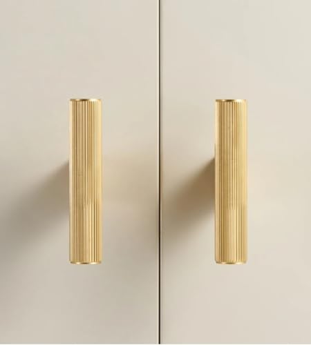 Aoleegatt Massive Messing Lineare Küchenschrankknöpfe Lange T-Bar Möbel Kleiderschrank Schubladengriffe Ziehschrankstangen Quadratfuß (CH052-MB-192214) von Aoleegatt