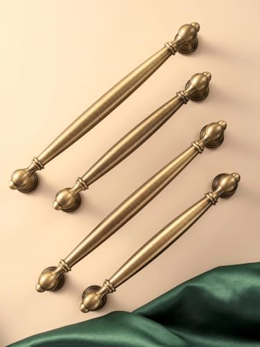 Aoleegatt Massive antike Bronze zieht Messing Schrankknöpfe Möbel Kleiderschrank Küchengriff Langzug Schublade Griff (Pitch-Row-160mm) von Aoleegatt