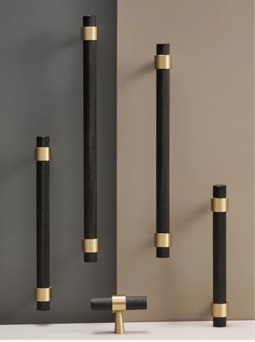 Aoleegatt Messing Diamantschliff Kreuz Rändelmuster Küchenschrank Griff T-Bar Schublade Kleiderschrank Pull Drop Shipping verfügbar (CH016-BLB-192224) von Aoleegatt