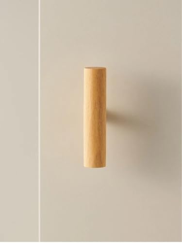 Aoleegatt Messing Natur Buche Holz Möbelgriff Nordic Fresh Style Schubladenschrank Türgriff Anpassbare Größe (CH026-160220) von Aoleegatt