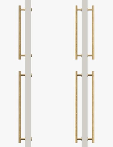 Aoleegatt Messing handgefertigt Hammer Gemustert Eingangstor Innen Pull Single Double Installation Küchengerät Tür Griff Bar (DP04-MB-534600-A) von Aoleegatt