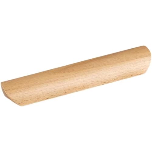 Aoleegatt Möbelgriffe aus Naturholz Küchenschrank Türgriff Schublade Traktion Buchenholz Griff für Möbel-Hardware (WD008- Buch-160) von Aoleegatt