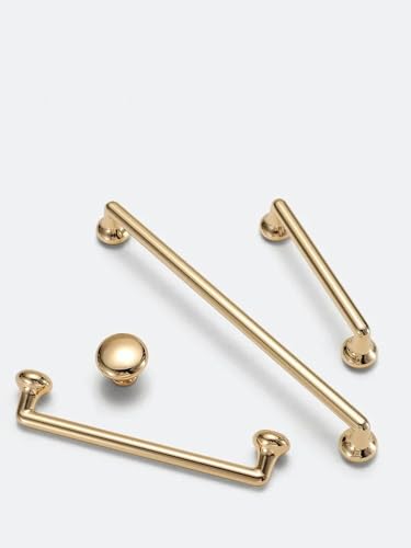 Aoleegatt Möbelschrankgriff Gold Glänzend Schubladenschrank Kleiderschrank Kommode Schrank Türgriff Runder Kugelknopf Großhandel (5231-128) von Aoleegatt
