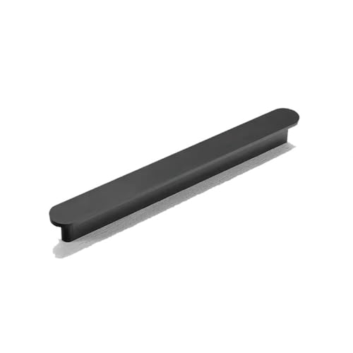 Aoleegatt Nordische Schrankgriffe, schwarzgoldener Zinklegierungsgriff für Kleiderschrank und Schubladen, Möbeltürknauf, Schrankgriffe, 96/128/192 mm (L5340-96-Schwarz) von Aoleegatt