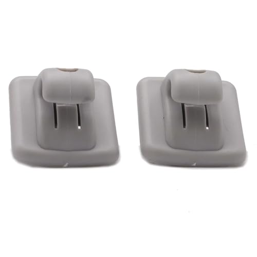 Aoleegatt Paar Licht rechts Auto Sonnenblende Sonnenblende Haken Clip Aufhänger Halter Halterung Für Peugeot 107 Für Citroen C1 Für Toyota Aygo 2005-2014 von Aoleegatt