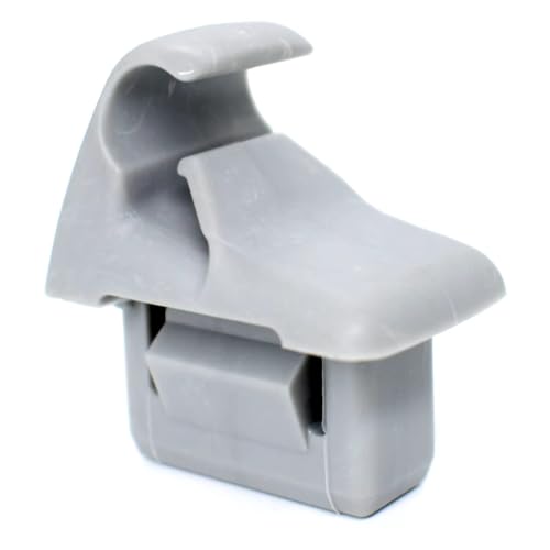 Aoleegatt Paar grau Sonnenblende Haken Clip Halterung Aufhänger Autoteile Für Mitsubishi Lancer ASX Lancer Evolution X Outlander Sport MR654343 von Aoleegatt
