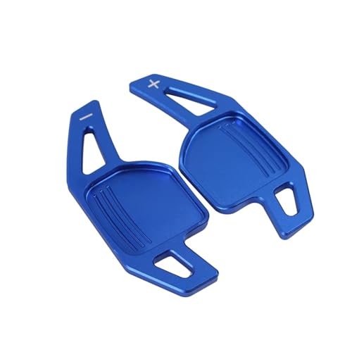 Aoleegatt Schaltwippen Auto Lenkrad Schaltwippenabdeckung Schalthebelverlängerung Für Audi A3 A4 A5 A6 A7 A8 S5 Q5 Q7(Blue) von Aoleegatt
