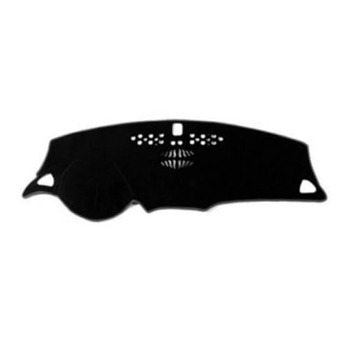 Aoleegatt Schwarze Front Armaturenbrett-Abdeckung Teppich Auto Armaturenbrett Hitzebeständige Matte Anti-Sonnenschutz Pad Schattenstreifen Für Chevrolet Malibu 2016-2018 von Aoleegatt