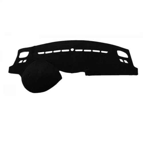 Aoleegatt rutschfeste Schwarze vordere Armaturenbrett-Abdeckung Teppich Auto Armaturenbrett Hitzebeständige Matte Sonnenschutz Pad Schattenstreifen Für Peugeot 308 2009-2013 von Aoleegatt