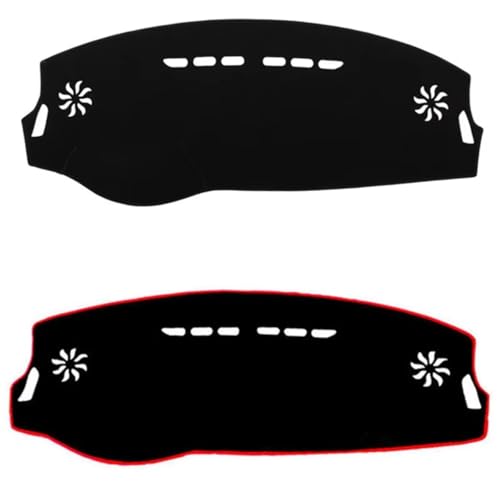 Auto Dashmat Dashboard Abdeckung Matte Pad Sonnenschirm Teppich Teppich Anti-Uv Zubehör Für Peugeot 301 2012-2019 Für Citroen C-Elysee 2012-2018 von Aoleegatt