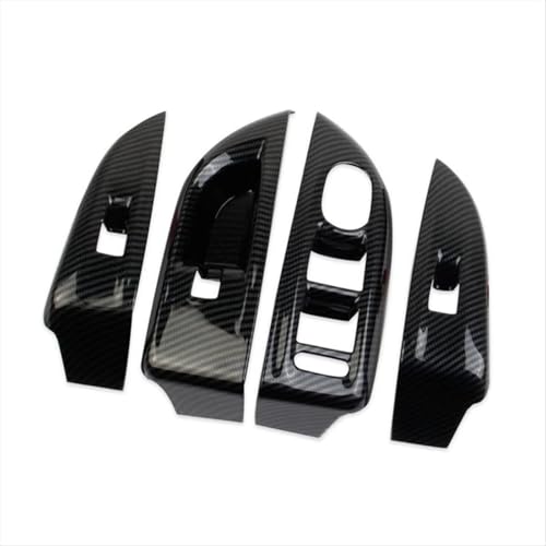 Auto Fenster Hebe Schalter Panel Abdeckung Trim Innen Zubehör ABS Carbon Faser für Dodge Hornet 2023 2024 Auto Fenster Hebe Schalter Panel Abdeckung Trim Innen Zubehör ABS Carbon Faser für Dodge Hornet 2023 2024 von Aoleegatt